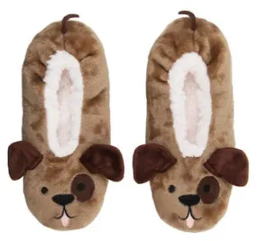 1 Pair Wild Feet Womens Fleece Lined Footsie Slippers