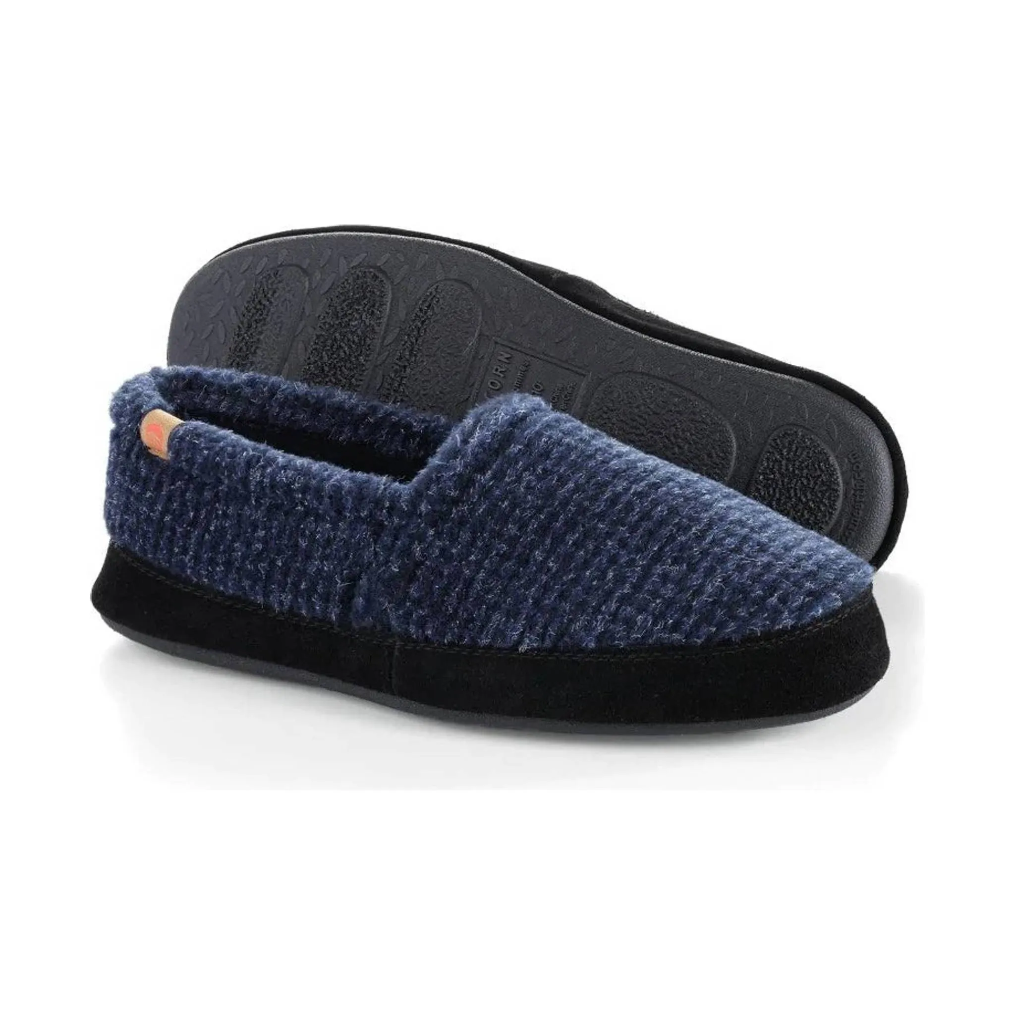 Acorn Men's Moc Slippers - Blue