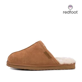 ALLEN TAN SHEEPSKIN SLIPPER MULE