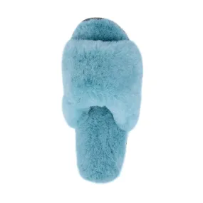 ANOA Sky blue sheep slippers