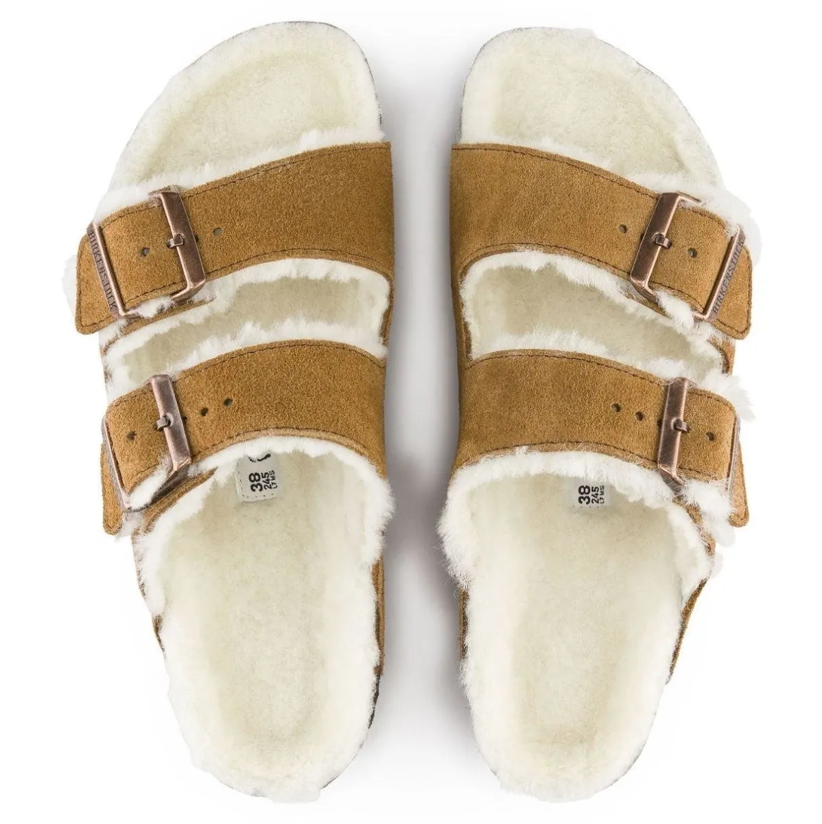 Birkenstock Women's Arizona Shearling - Mink Suede