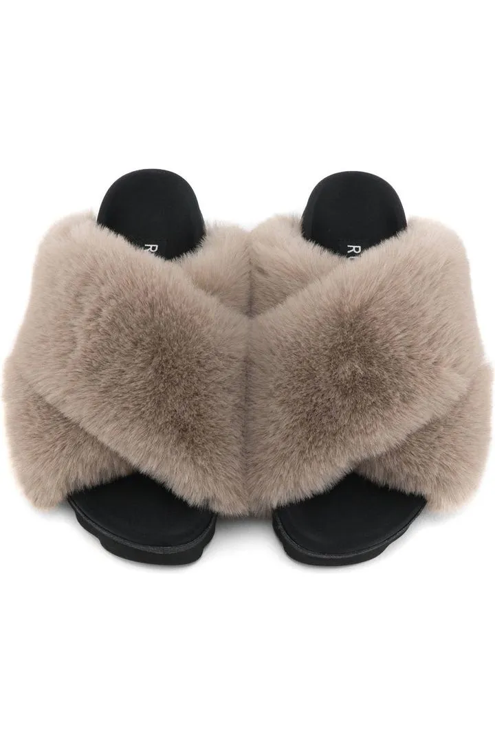 Camel Fur Slippers