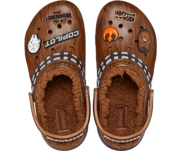 Crocs Toddler Star Wars Chewbacca Classic Lined Clog - Espresso