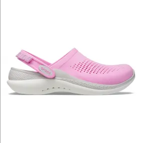 Crocs women's sabot slipper LiteRide 360° Clog 206708 6SW pink-grey 