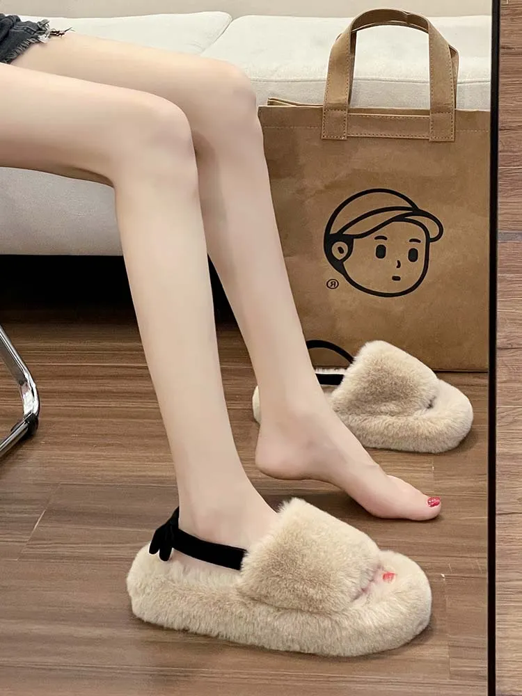 Cute Fluffy Home Slippers - Kimi