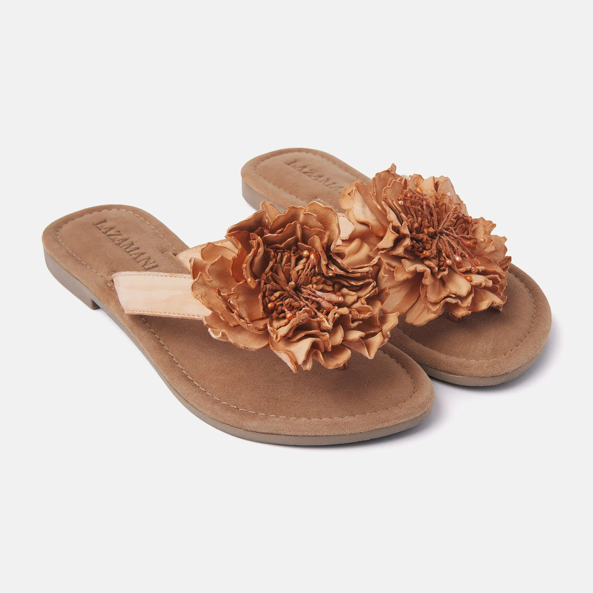 Dames Slippers 33.517 Camel