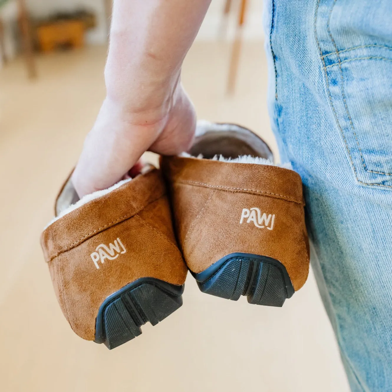 [Defective] PAWJ Men's Slippers | Chestnut