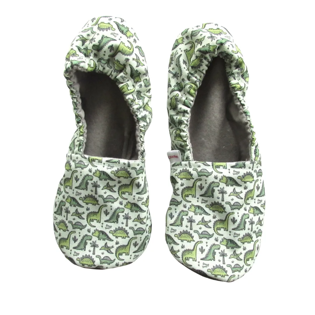 Dino Eco-Canvas Adult Slippers