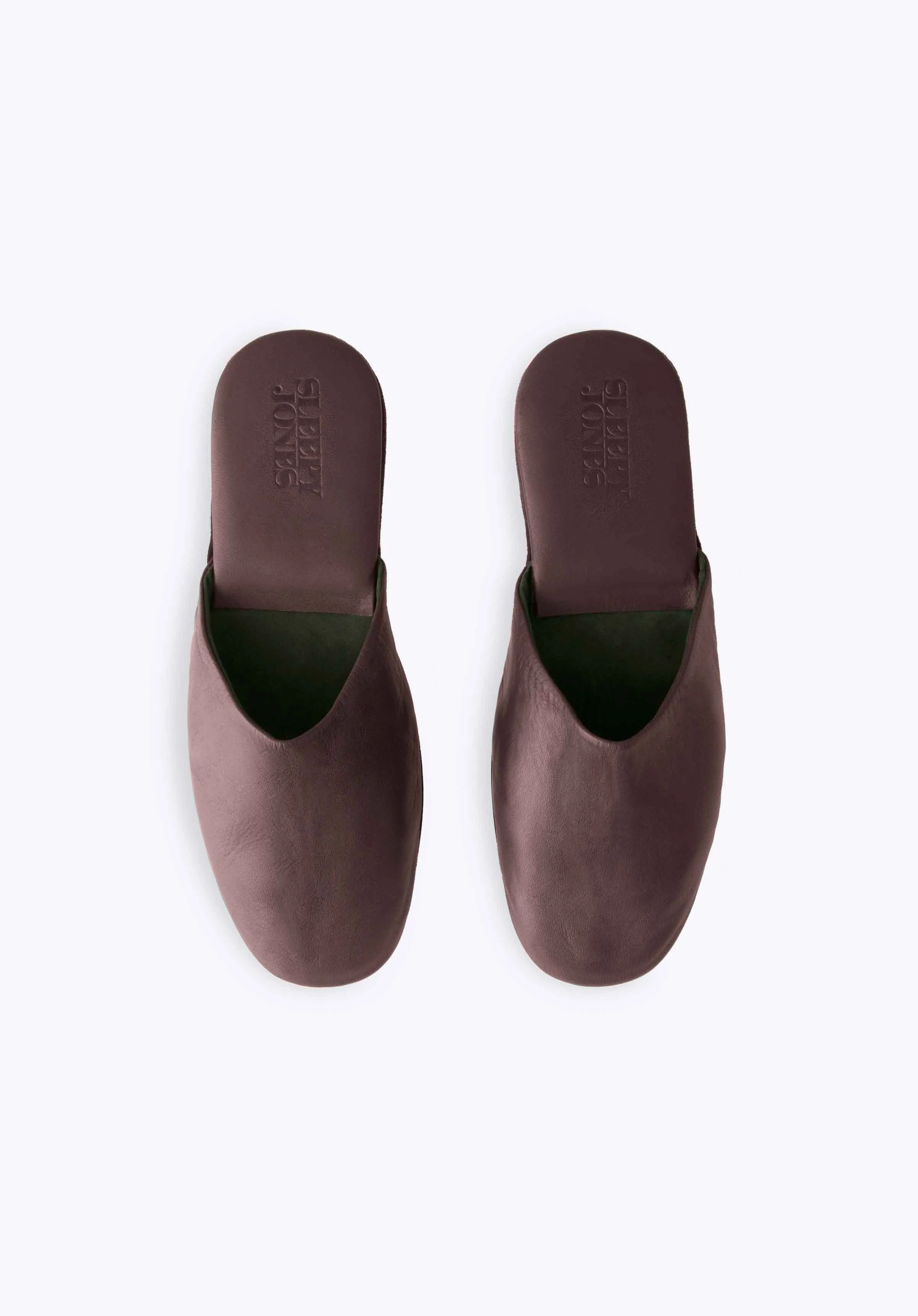 Durham Travel Slippers in Castagna Leather