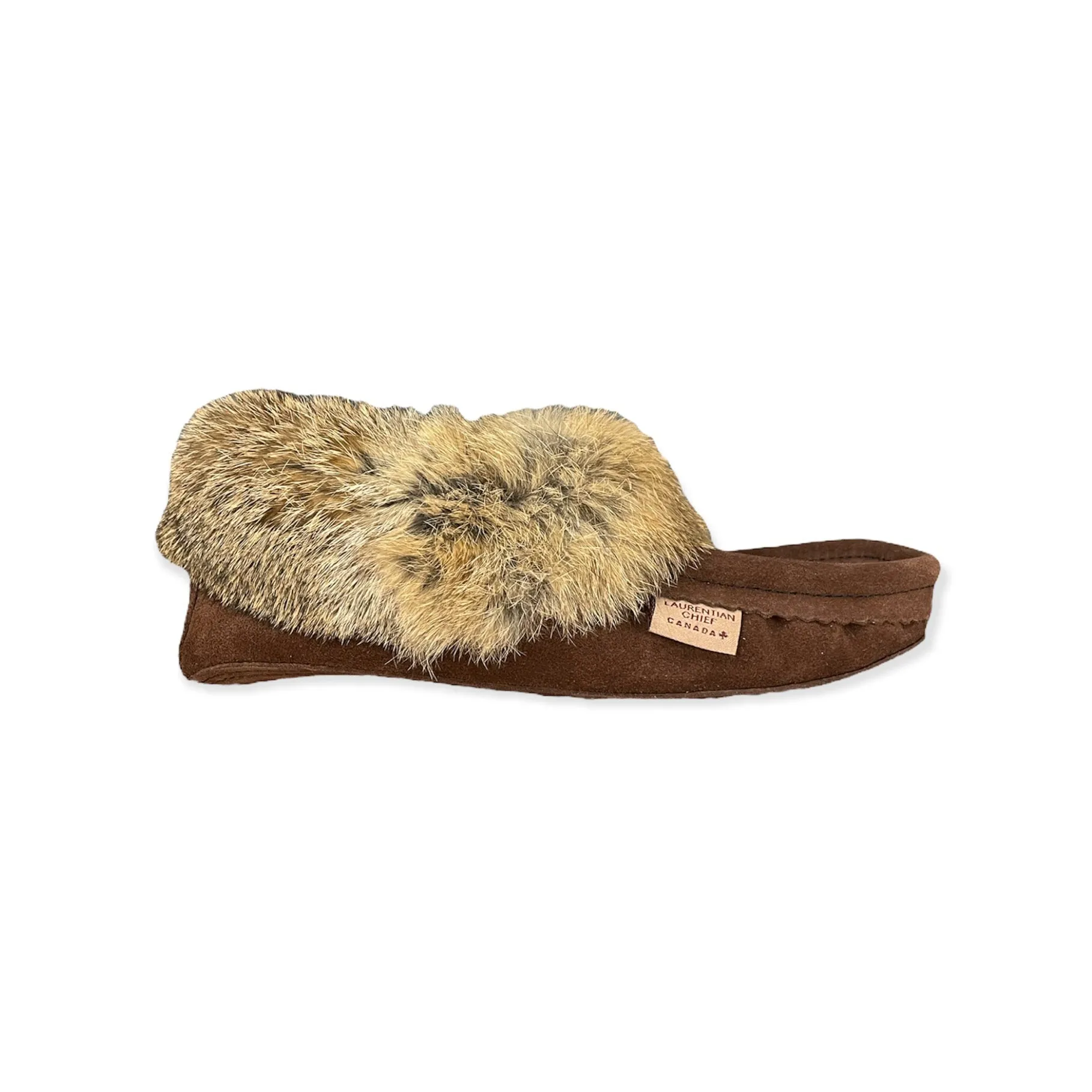 Fur Moccasin - Coffee