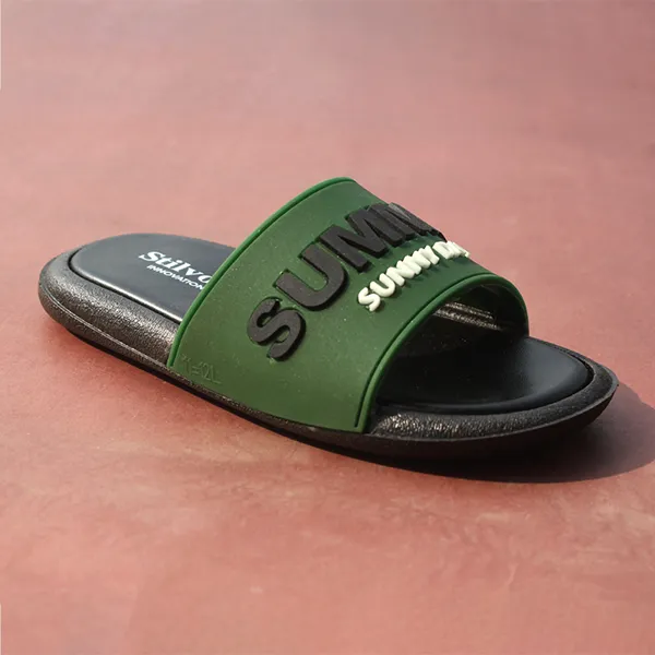 Green Soft Slippers for kids