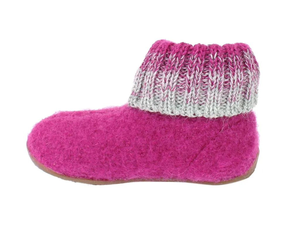 Haflinger Children's slippers Iris Pink