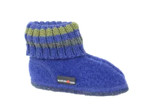 Haflinger Children's slippers Paul Ink Blue