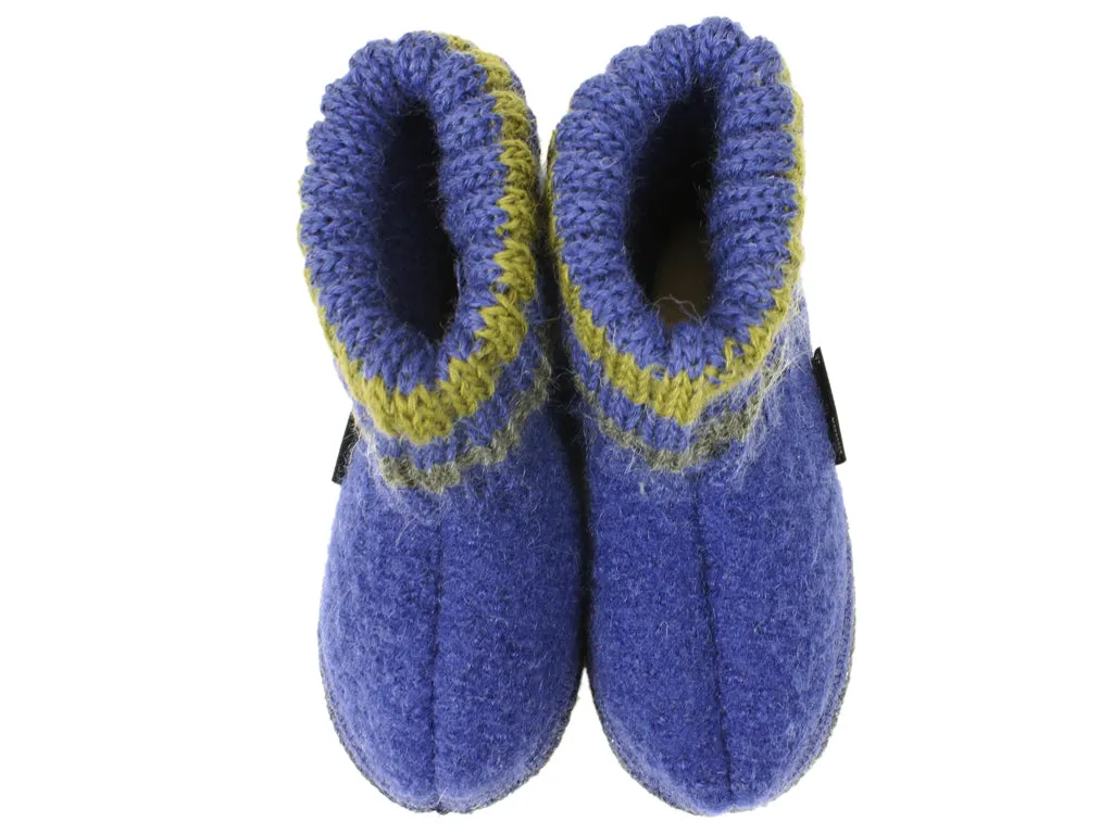 Haflinger Children's slippers Paul Ink Blue