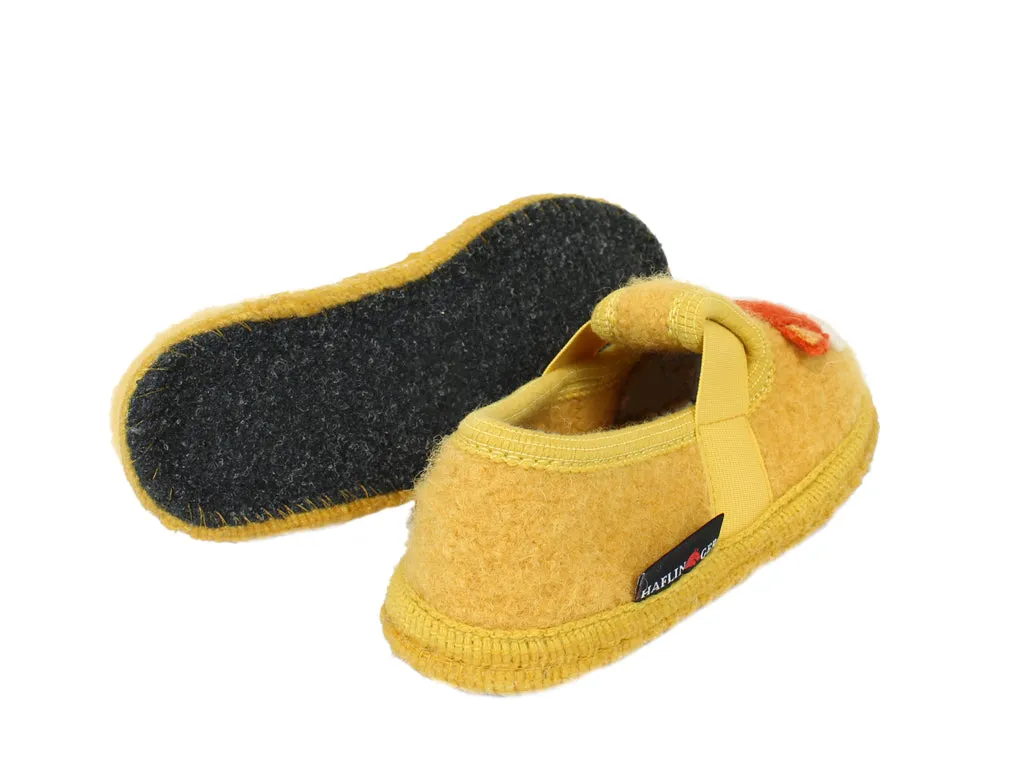 Haflinger Children's slippers Pets Yellow