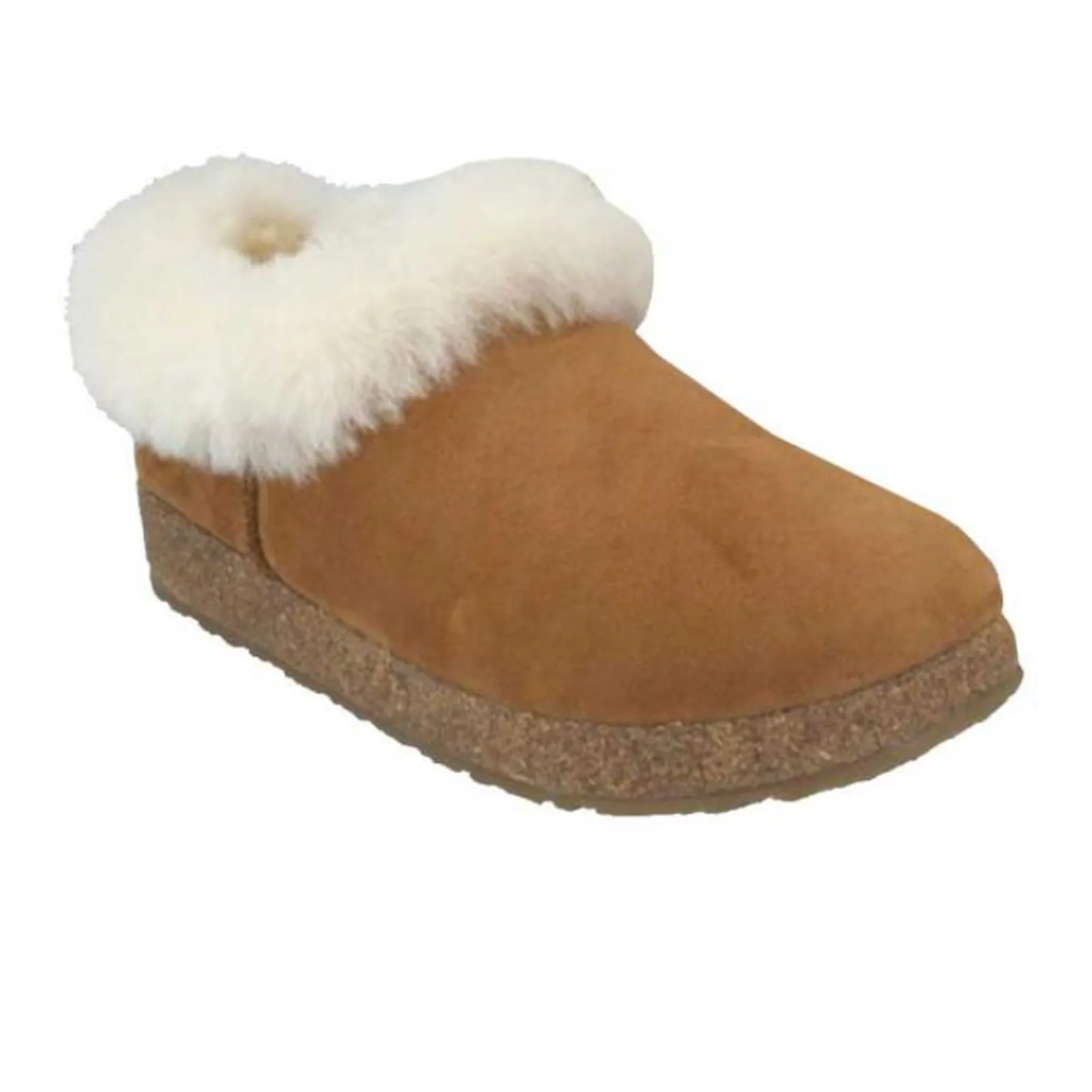 Optimized Title: Womens Haflinger Chestnut Iceland Slippers - Cozy Wool Comfort & Support