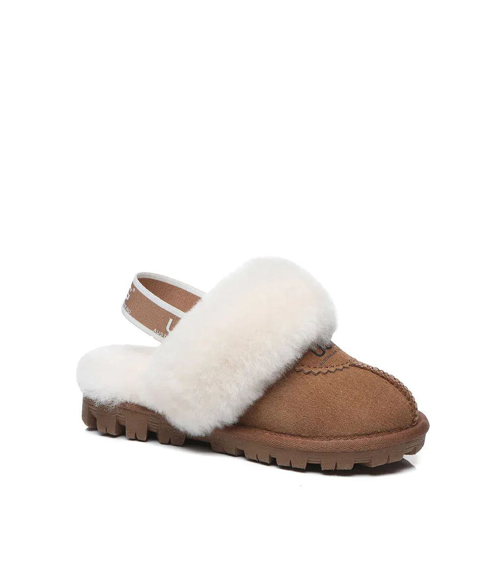 Kid’s Banded Scuff UGG Slippers