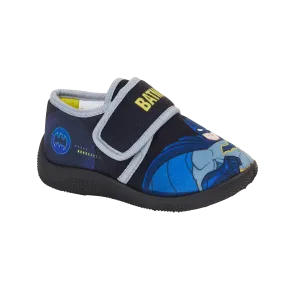 Kids Batman Bedroom Slippers Blue Boys Childs Childrens DC Comics 7-12