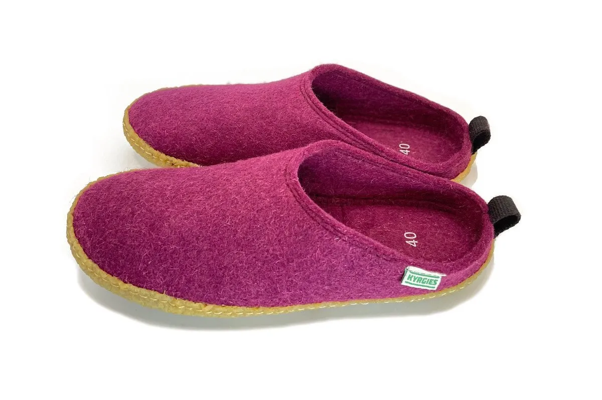 Kyrgies Wool Outdoor Slides - Women's