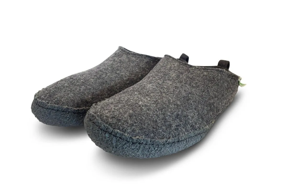 Kyrgies Wool Outdoor Slides - Women's