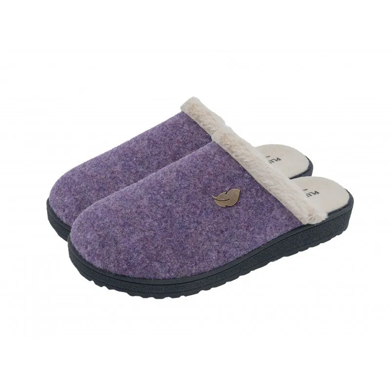 Ladies  Purple Slipper Mule Plumaflex Memory Foam R80000