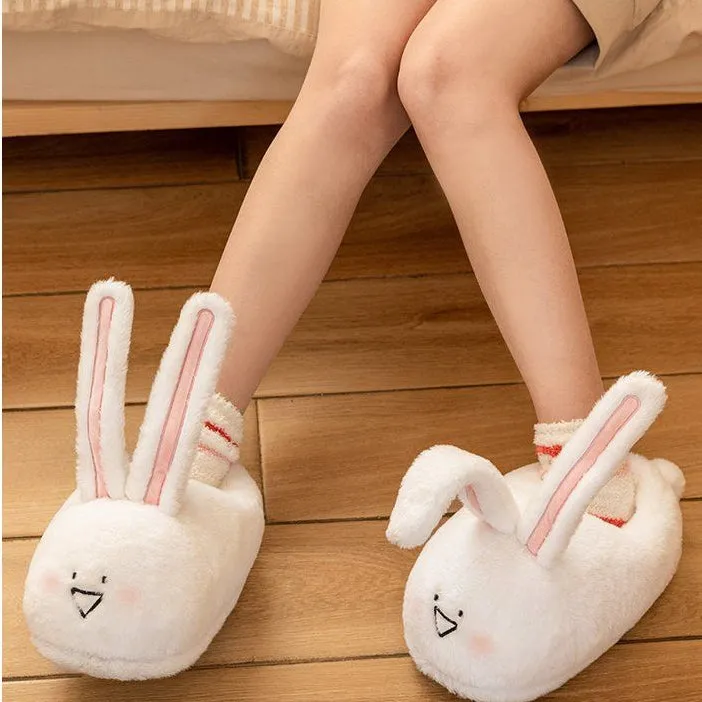 Long Ear Bunny Fluffy Slippers - Kimi