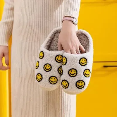 Melody Smiley Face Slippers