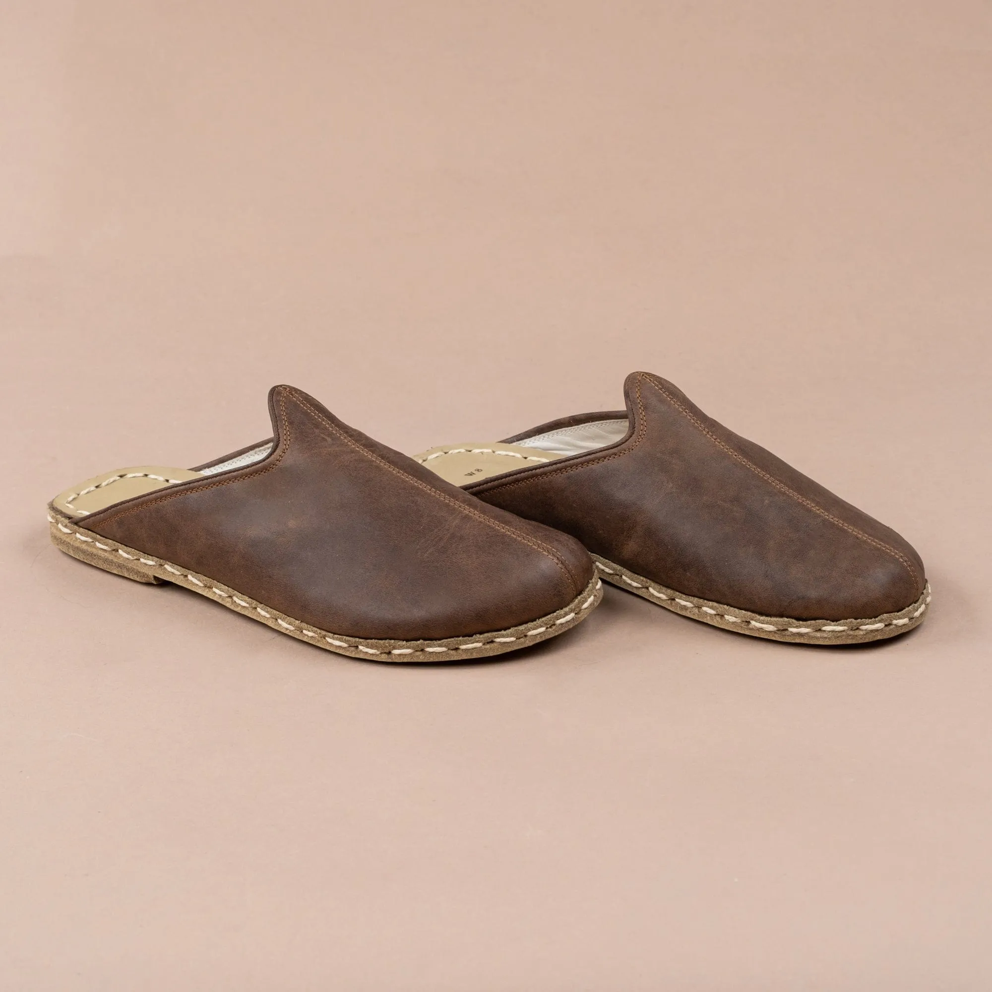 Men's Coffee Barefoot Slippers