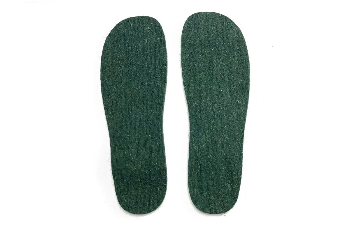 Men's Felt Insole - Pine Green