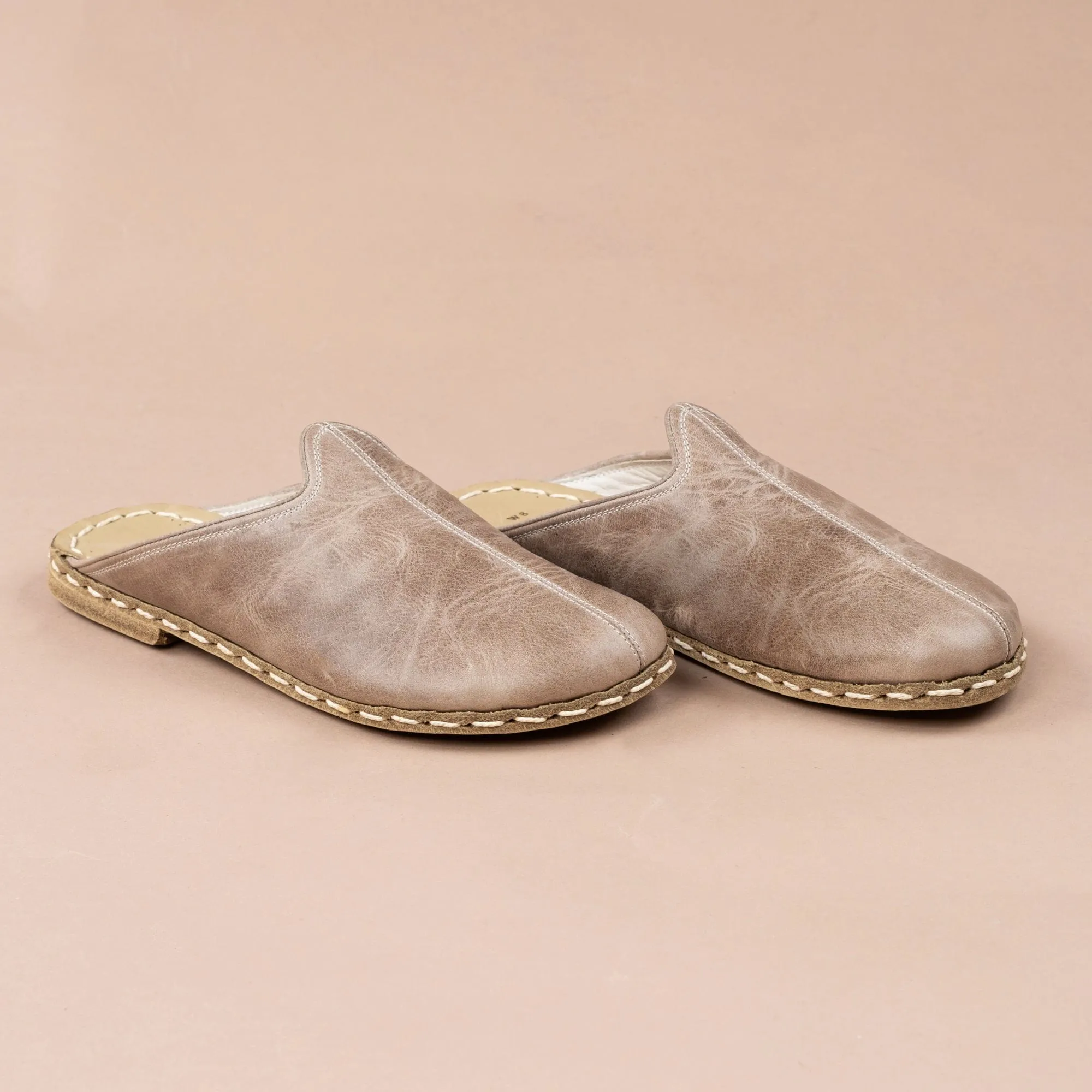 Men's Tan Barefoot Slippers