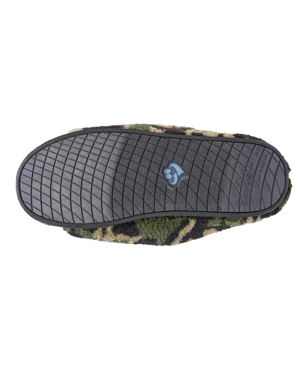 Men's Wide Non-Slip Indoor Slippers with Easy Closures