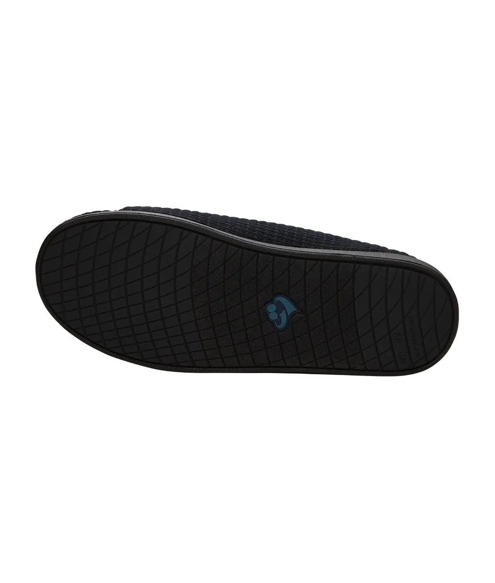 Men's Wide Non-Slip Indoor Slippers with Easy Closures