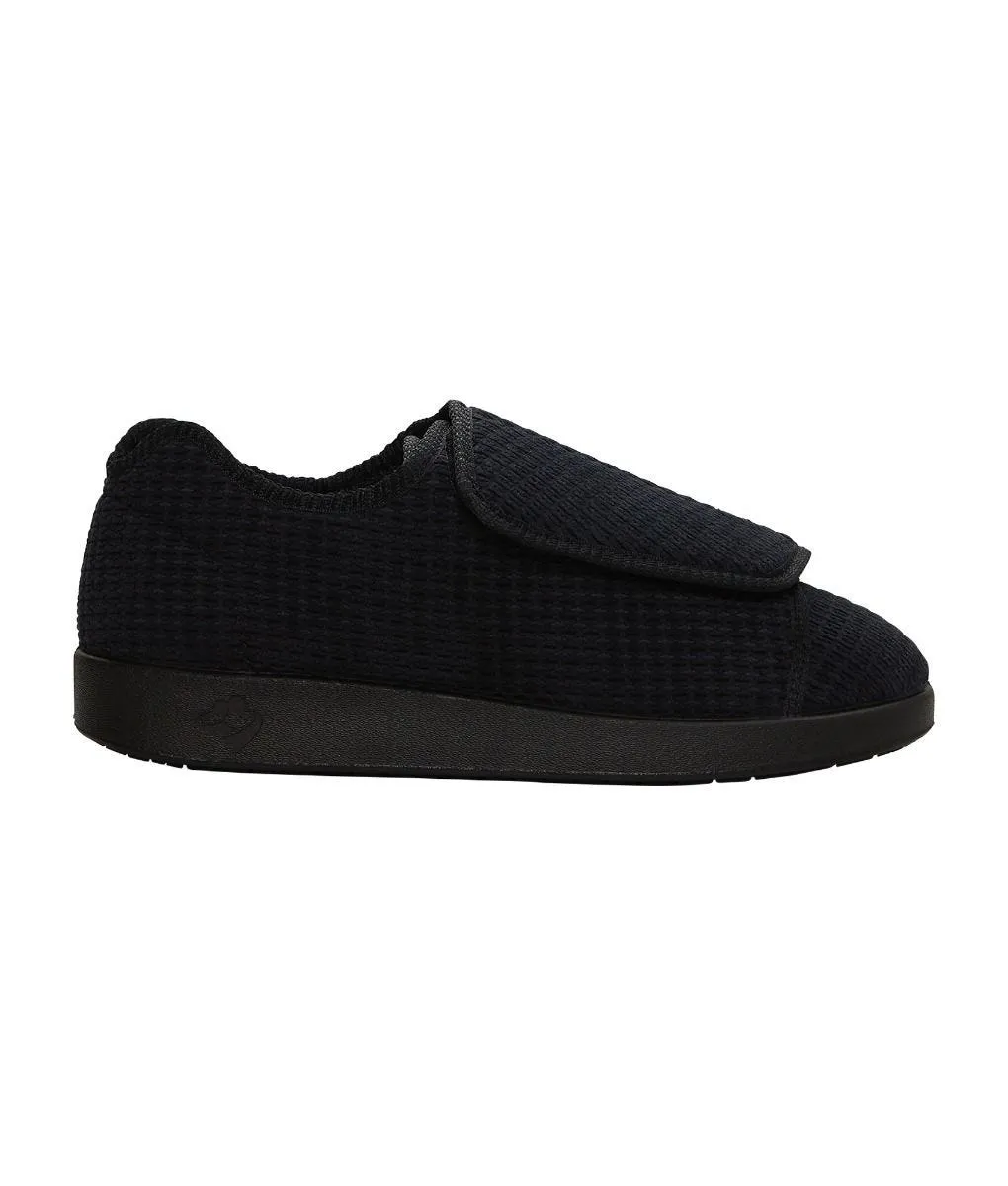 Men's Wide Non-Slip Indoor Slippers with Easy Closures