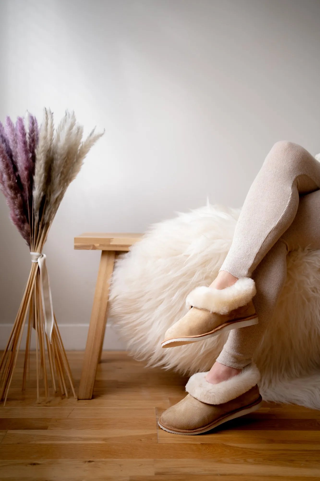 'OAT' Sheepskin Slippers