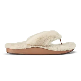 Olukai Women's Kipe'a Heu Shearling Slipper - Tapa