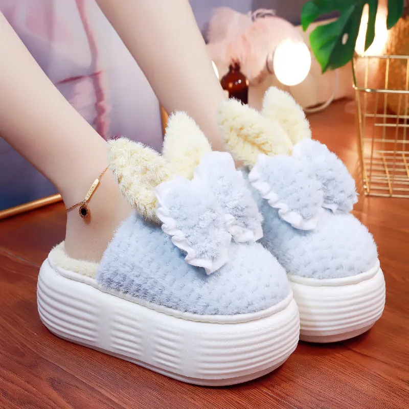 Pastel Bunny and Bows Cute Slippers ON894