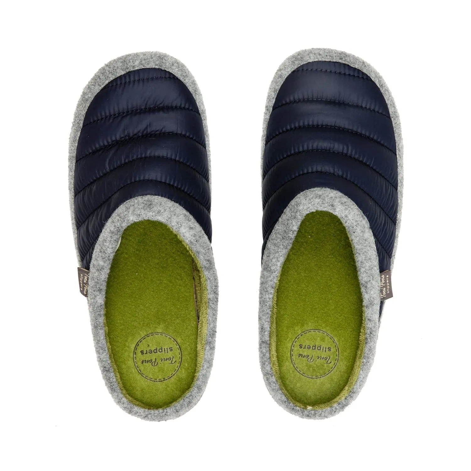 Plain Cotton Blend Slippers for Men - Nordi-TK