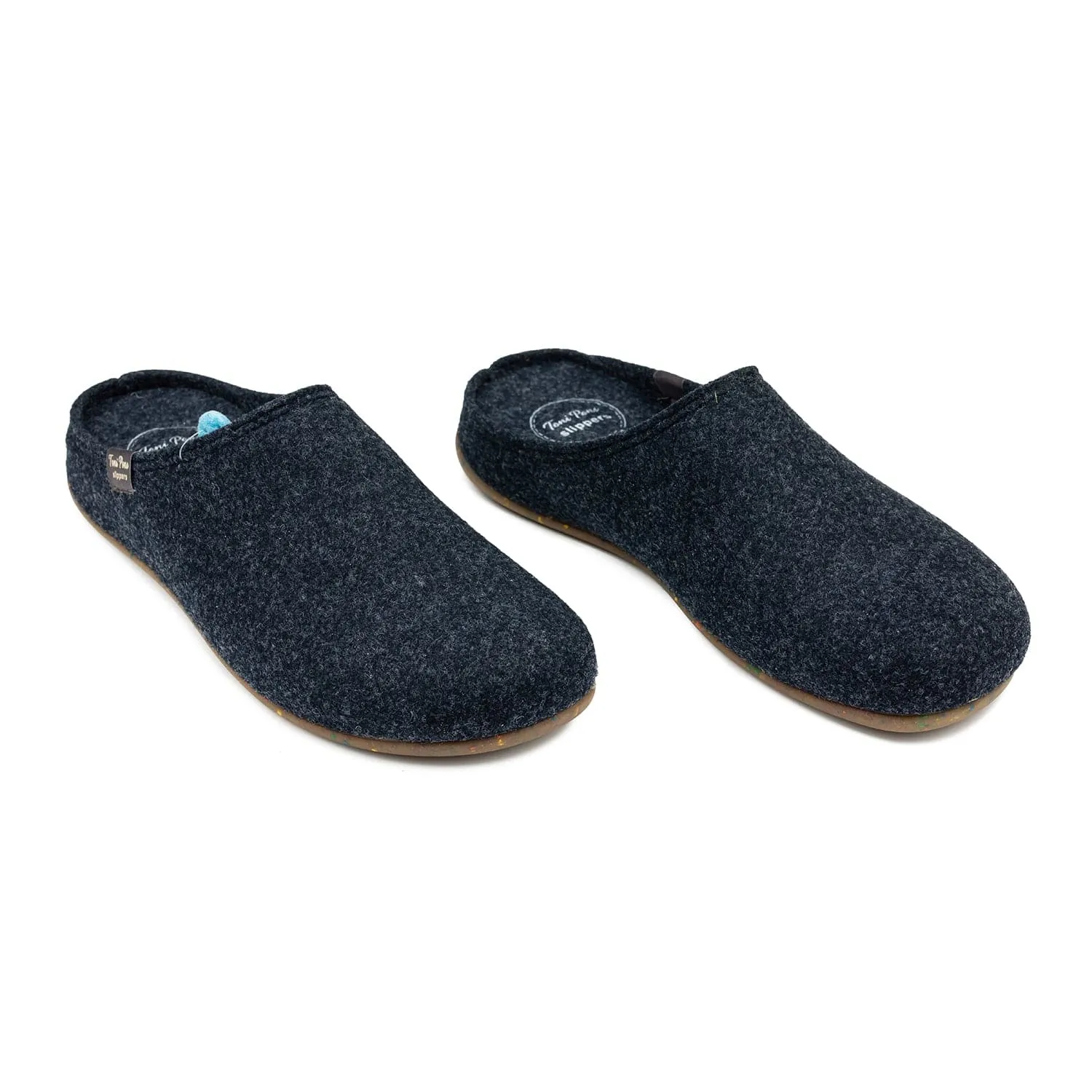 Plain Felt Slippers for Men - Neo-FR