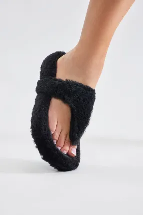 Sleepover Ready Slippers - Black