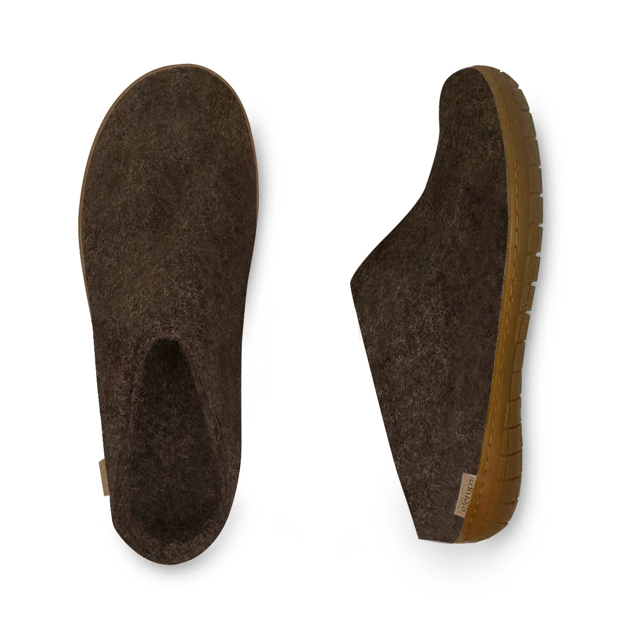 Slip-on with natural rubber sole - honey - Nature brown