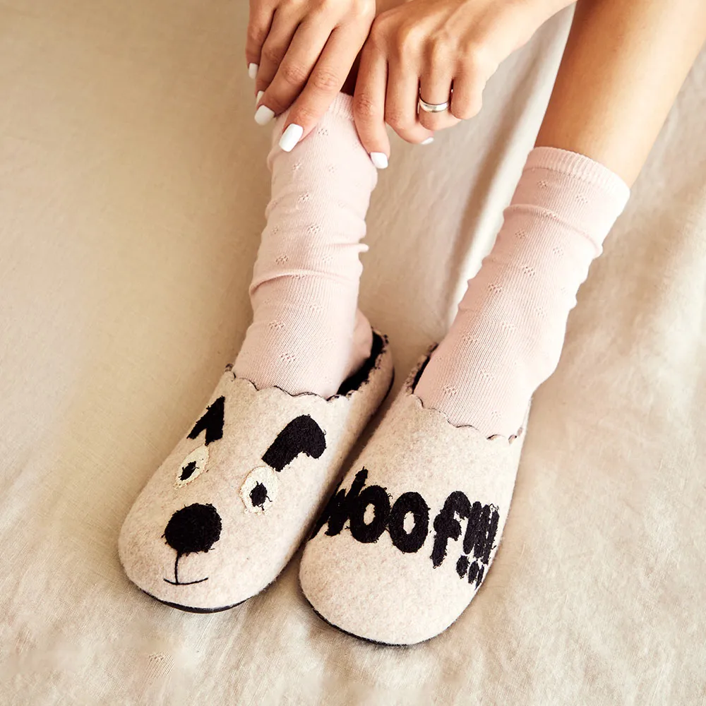 Slippers "Woof" Crudo