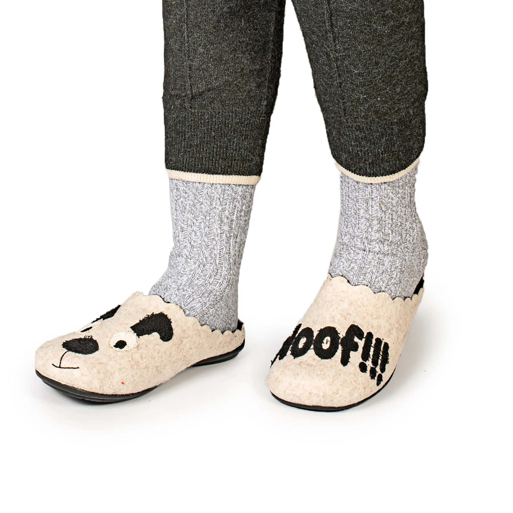 Slippers "Woof" Crudo