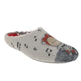 Sovella Women's Music Slipper Gray