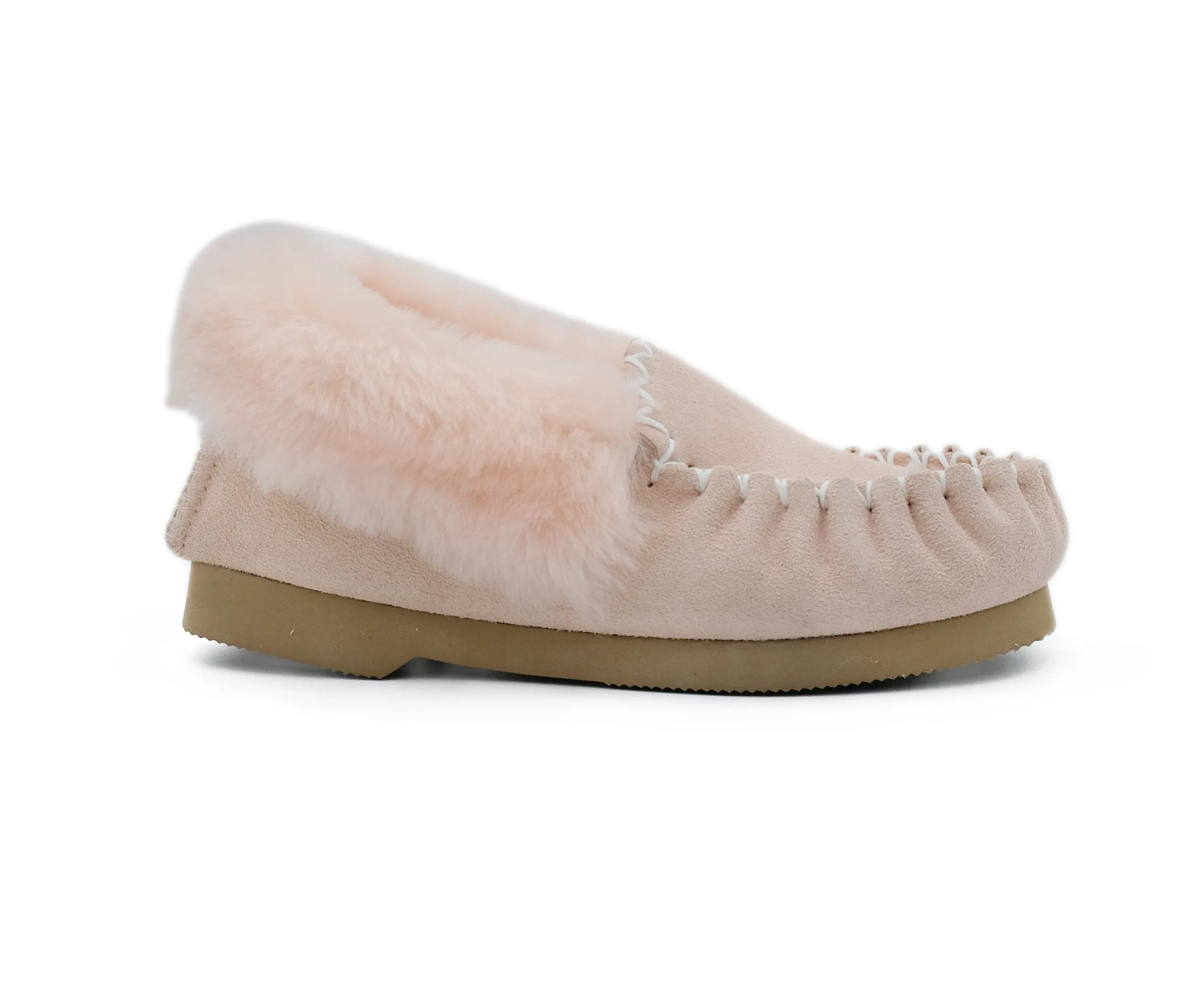 Traditional Sheepskin Moccasins - Men’s, Women’s, 100% Australian Sheepskin UGG Slippers