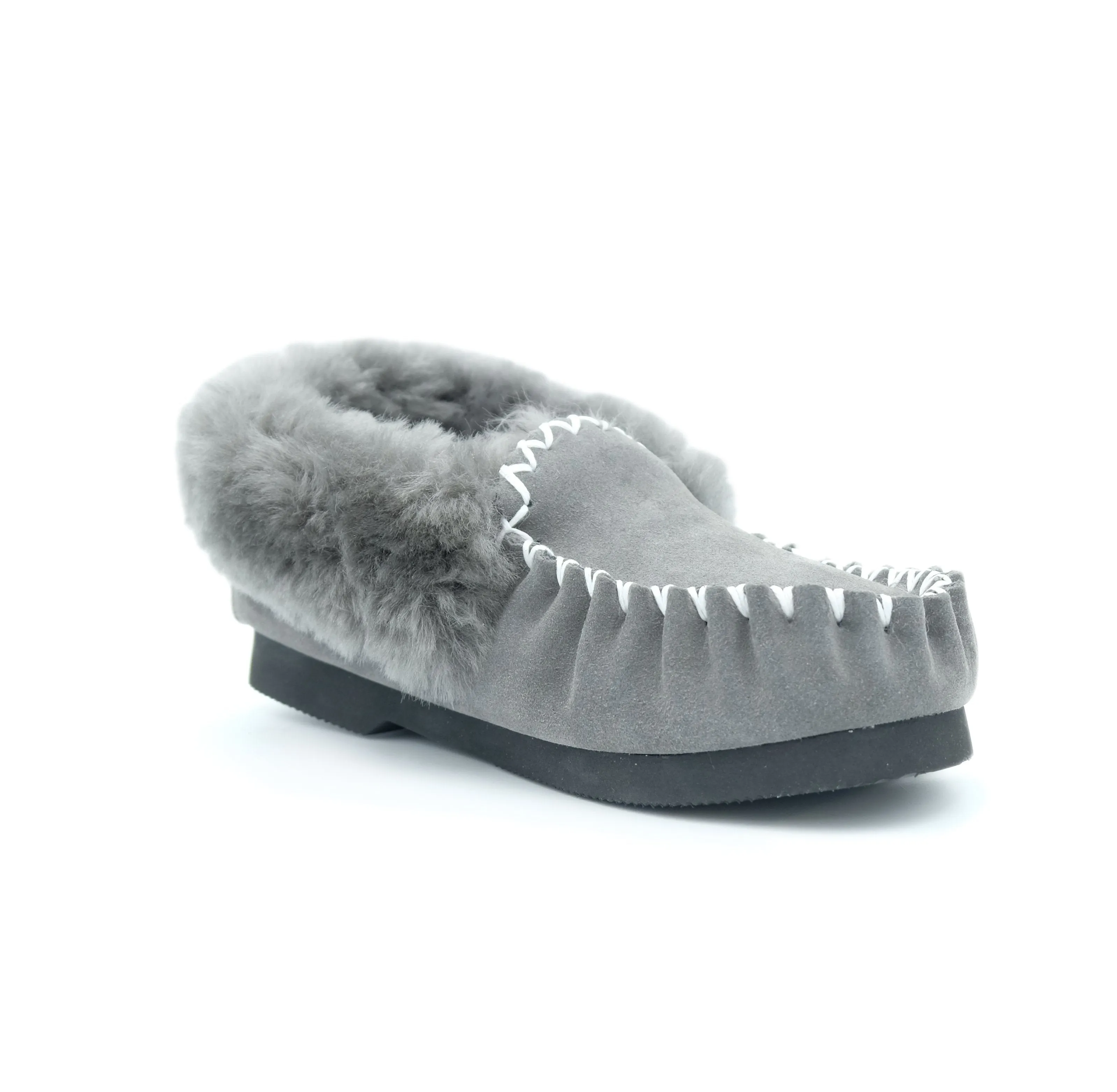 Traditional Sheepskin Moccasins - Men’s, Women’s, 100% Australian Sheepskin UGG Slippers