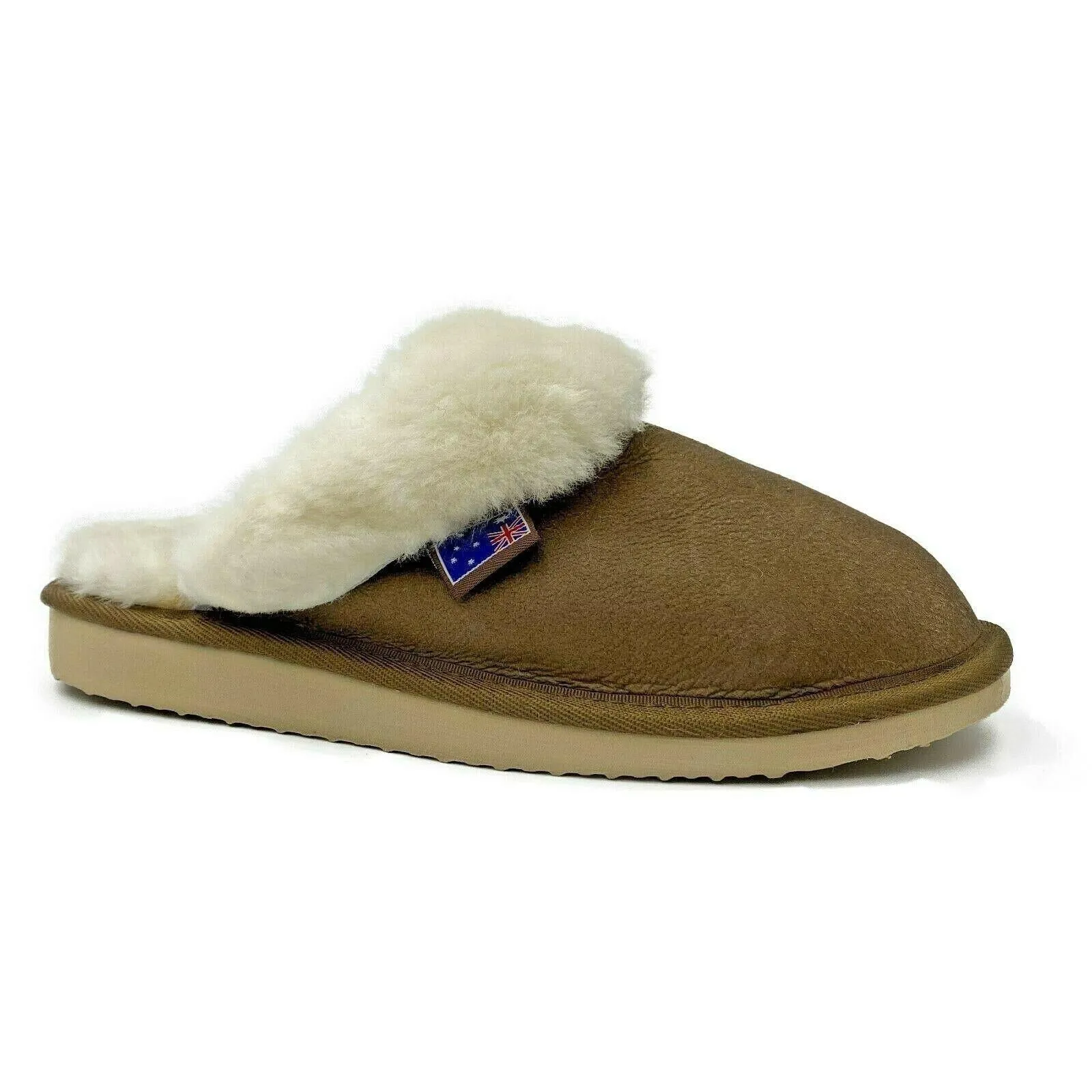 Traditional Womens Sheepskin Scuffs Slippers Ugg - 100% Australian Sheepskin [Clearance]