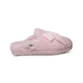 UGG Addison Velvet Bow Seashell Pink Slippers - Women's