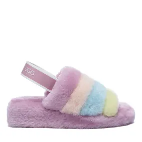 UGG Arco Iris Fluffy Slides