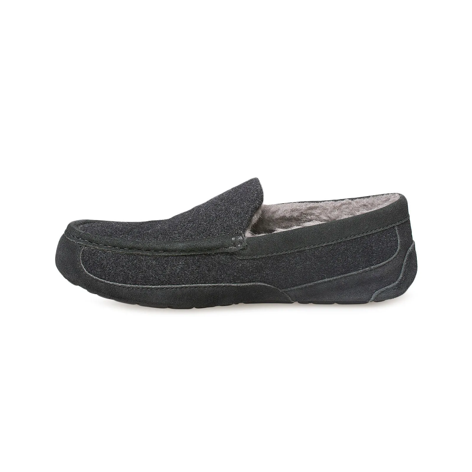 UGG Ascot Wool Black TNL Slippers -  Men's