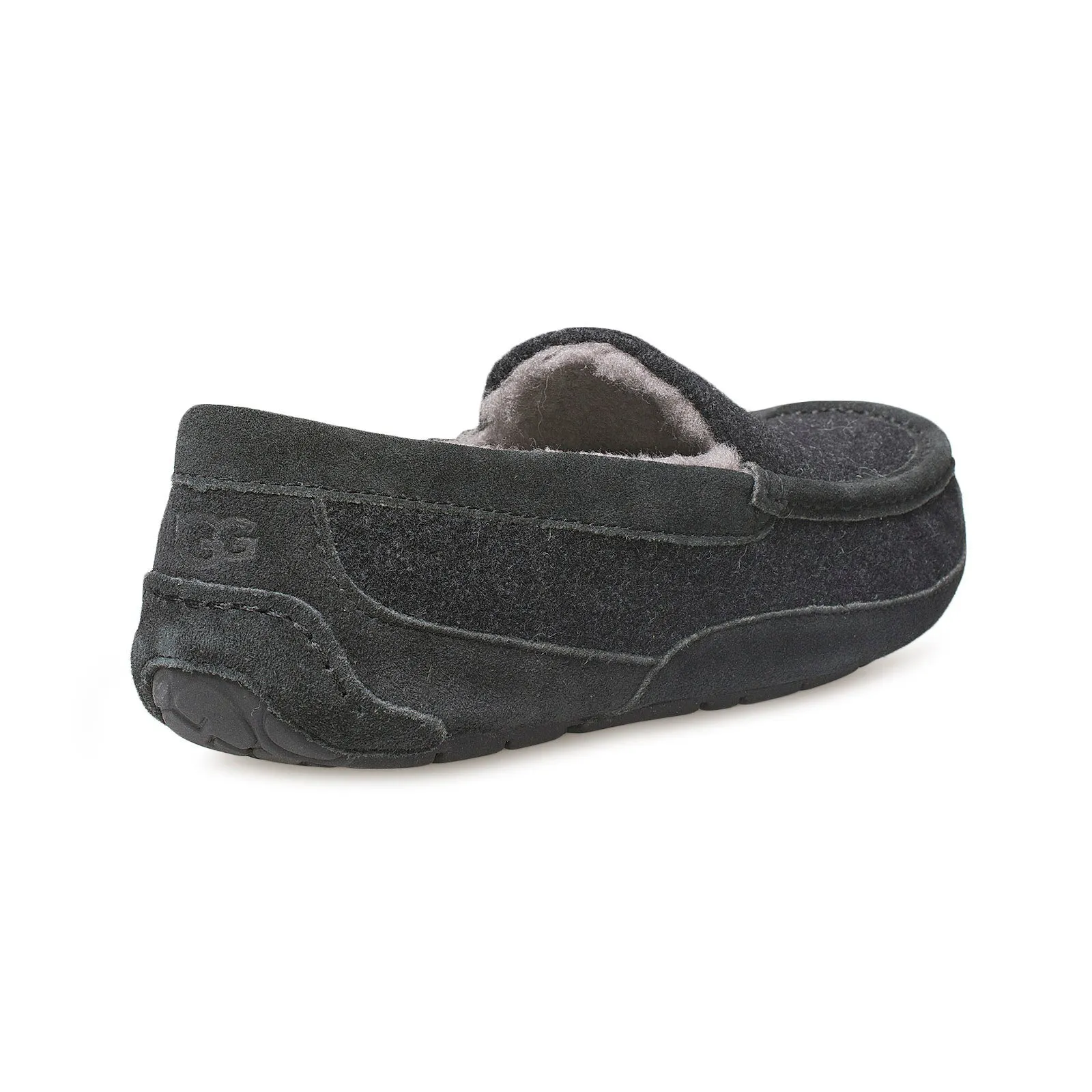 UGG Ascot Wool Black TNL Slippers -  Men's